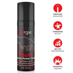 Orgie - Creme para Aumentar a Ereção Touro 15 ml