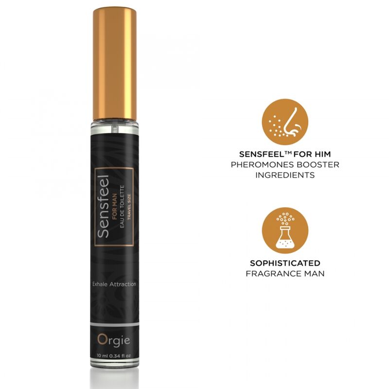 Orgie - Sensfeel for Man Eau de Toilette com Ferômono - Tamanho Viagem 10 ml