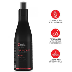 Orgie - O Elixir Secreto da Sedução 10 em 1 Loção para Corpo e Cabelo 200 ml