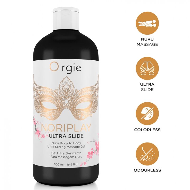 Orgie - Noriplay Ultra Slide Gel de Massagem Nuru Corpo a Corpo 500 ml