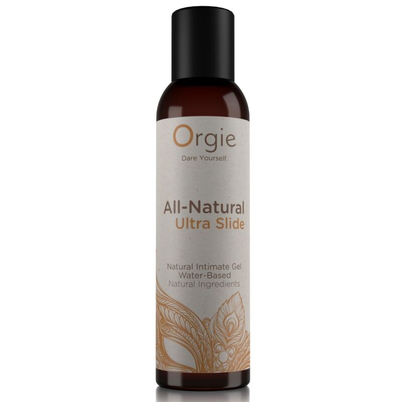 Orgie - Gel Íntimo à Base de Água Ultra Deslizante, Totalmente Natural, 150 ml