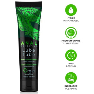 Orgie - Lubrificante Anal Sensitive Gel Íntimo Híbrido para Sexo Anal 100 ml