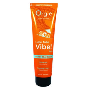 Orgie - Lubrificante VIBRADOR! Sexo na Praia Gel Íntimo Beijável Leve Formigamento 100 ml