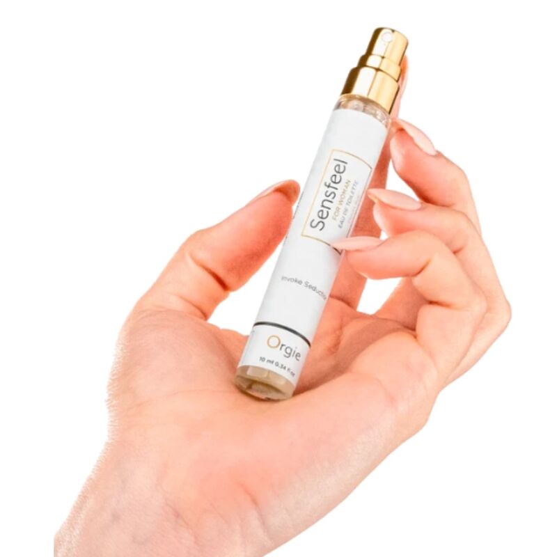 Orgie - Sensfeel para Mulheres, Booster de Feromônios, Eau de Toilette, Tamanho Viagem 10 ml