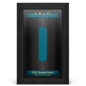Lelo - F2S Duplo Sônico para Homens com Dupla Estimulação Sônica Azul-Petróleo