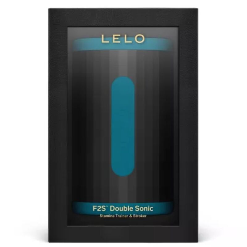 Lelo - F2S Duplo Sônico para Homens com Dupla Estimulação Sônica Azul-Petróleo