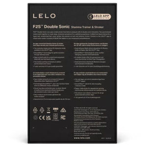 Lelo - F2S Duplo Sônico Masculino com Dupla Estimulação Sônica Vermelho