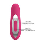 Pretty Love - Duden Vibrador de Silicone Recarregável com 12 Modos de Vibração e 3 Modos de Balanço, ROSA.