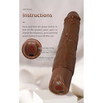 Pretty Love - Kessler Vibrador Realista com 10 Modos de Vibração e 10 Intensidades, 22 cm, Marrom