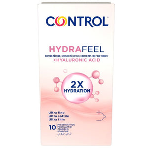Control - Camisinhas Ultra Finas Hydrafeel com Ácido Hialurônico 10 Unidades
