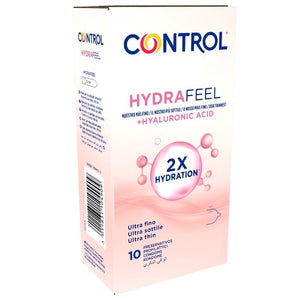 Control - Camisinhas Ultra Finas Hydrafeel com Ácido Hialurônico 10 Unidades