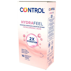 Control - Camisinhas Ultra Finas Hydrafeel com Ácido Hialurônico 10 Unidades