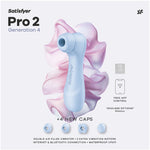Satisfyer - Pro 2ª Geração 4 Estimulador Clitorial Azul Sereno