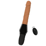 Hidden Desire - Vibrador de Dupla Empunhação Realista Inferno com Controle Remoto 40,5 cm Tom de Pele Claro