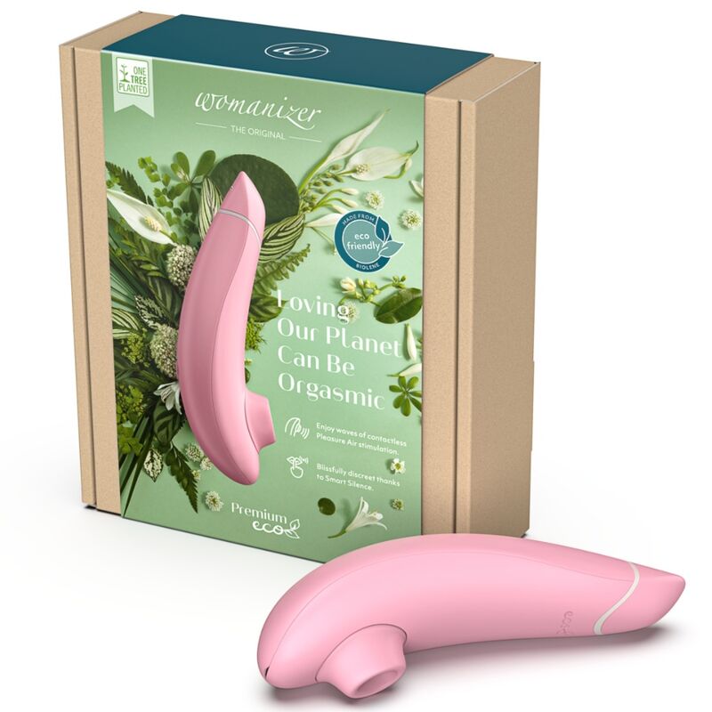 Womanizer - Estimulador Clitoriano Premium Eco de Sucção com 12 Níveis de Intensidade Rosa
