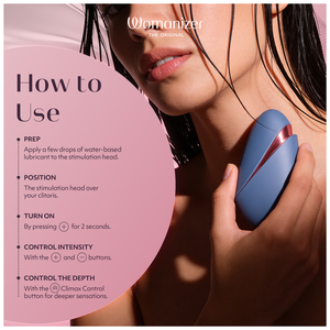 Womanizer - Next Liberty 3D Pleasure Air Clitorial Stimulator Blue/Red