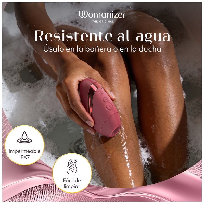 Womanizer - Next Liberty 3D Pleasure Air Clitoral Stimulator Bordeaux
