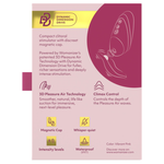 Womanizer - Next Liberty 3D Estimulador Clitorial Intense Pink Air of Pleasure