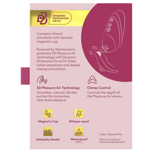 Womanizer - Next Liberty 3D Estimulador Clitorial Intense Pink Air of Pleasure