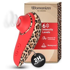 Womanizer - Liberty 2 - Estimulador Clitoriano por Sucção, 8 Níveis de Intensidade, Estampa de Leopardo