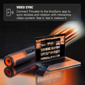 Arcwave - Thruster Stroker Masculino Automático com Movimento de Impulso, Rotação e Controlo