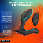 Arcwave - Perk Massageador de Próstata Vibratório com Motor Duplo e Controlo Remoto Preto