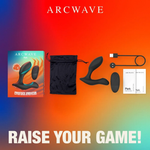 Arcwave - Perk Massageador de Próstata Vibratório com Motor Duplo e Controlo Remoto Preto