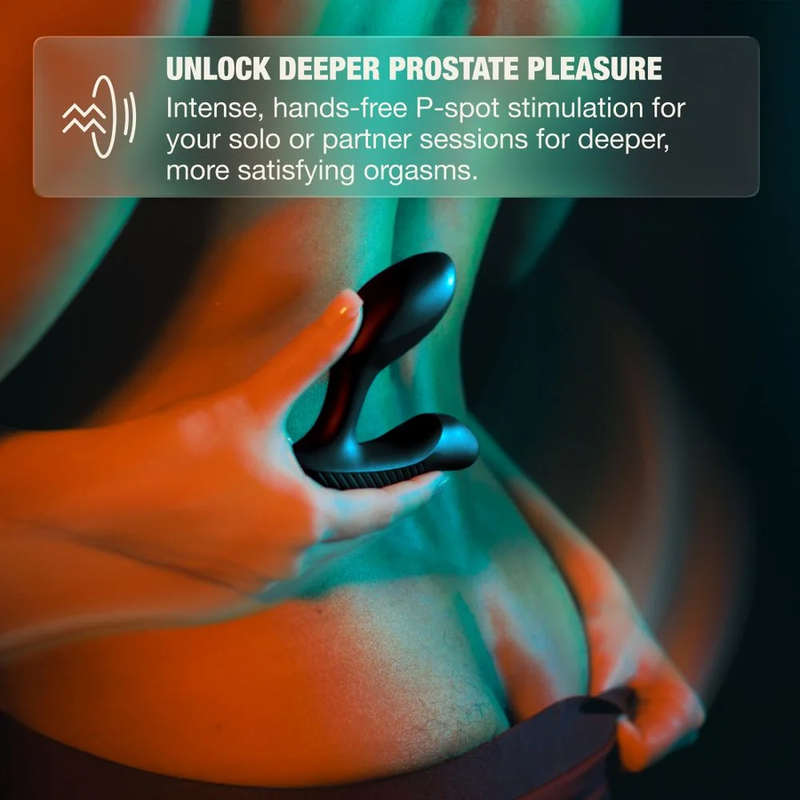 Arcwave - Perk Massageador de Próstata Vibratório com Motor Duplo e Controlo Remoto Preto