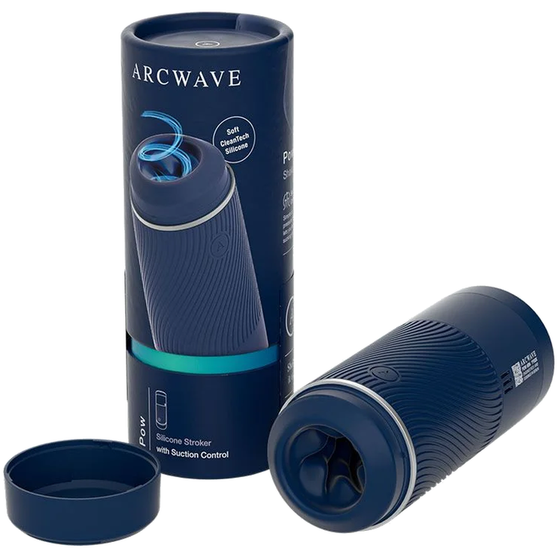 Arcwave - Pow Stroker Manual com Controlo de Sucção Azul