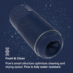 Arcwave - Pow Stroker Manual com Controlo de Sucção Azul