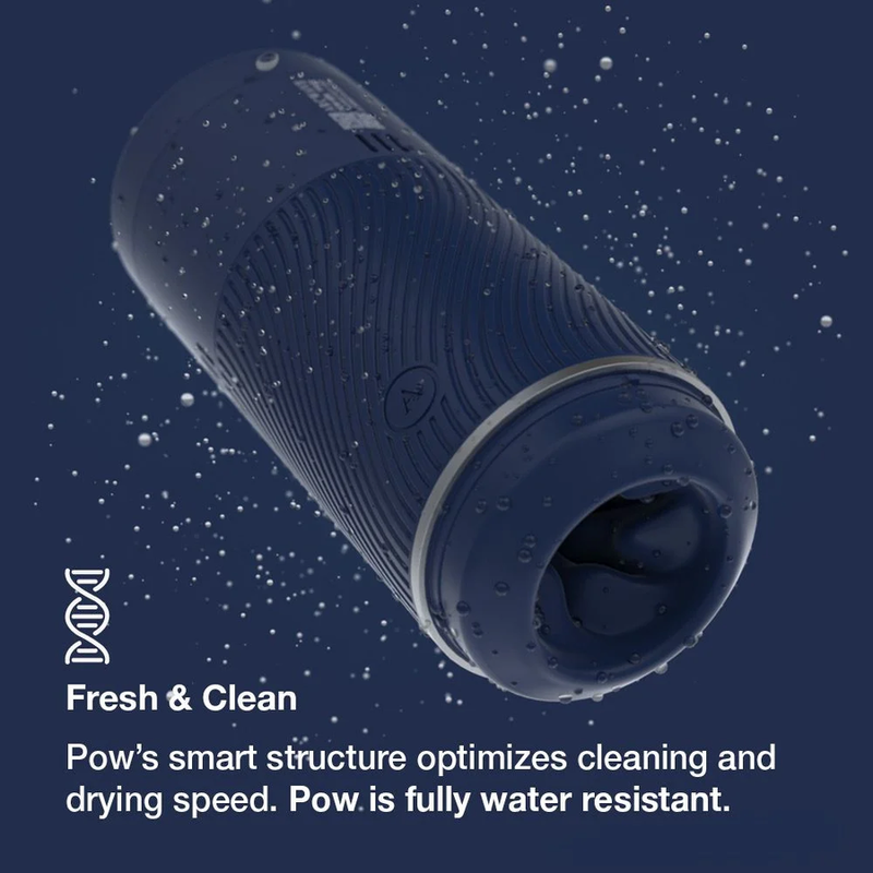 Arcwave - Pow Stroker Manual com Controlo de Sucção Azul