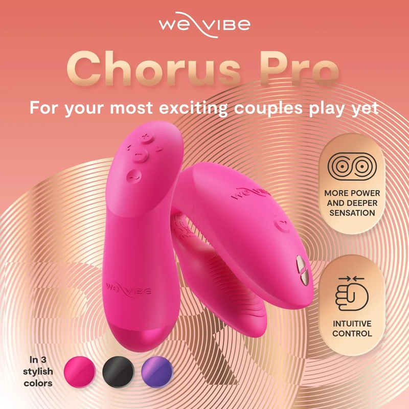 We-Vibe - Chorus Pro Premium Vibrador para Casais Rosa Elétrico