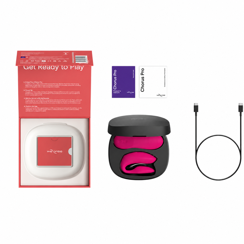We-Vibe - Chorus Pro Premium Vibrador para Casais Rosa Elétrico