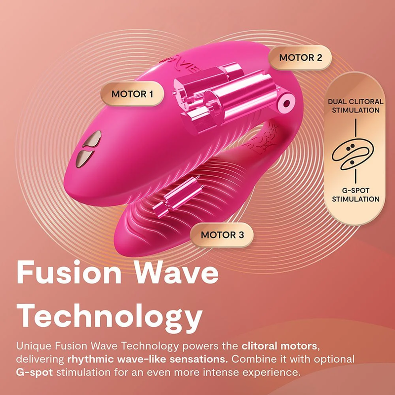 We-Vibe - Chorus Pro Premium Vibrador para Casais Rosa Elétrico
