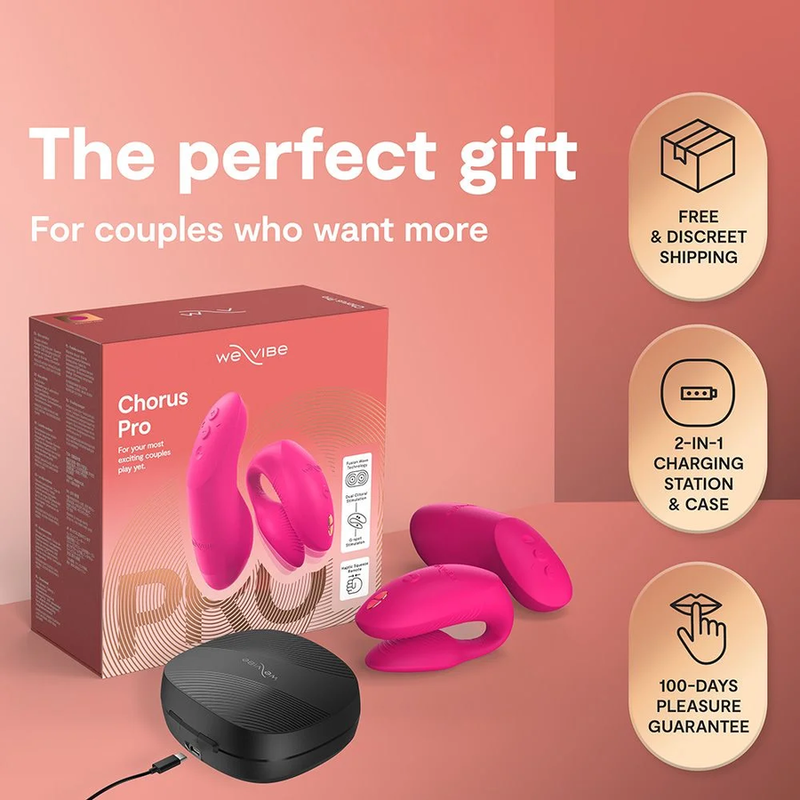 We-Vibe - Chorus Pro Premium Vibrador para Casais Rosa Elétrico