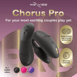 We-Vibe - Chorus Pro Premium Vibrador para Casais Preto Acetinado