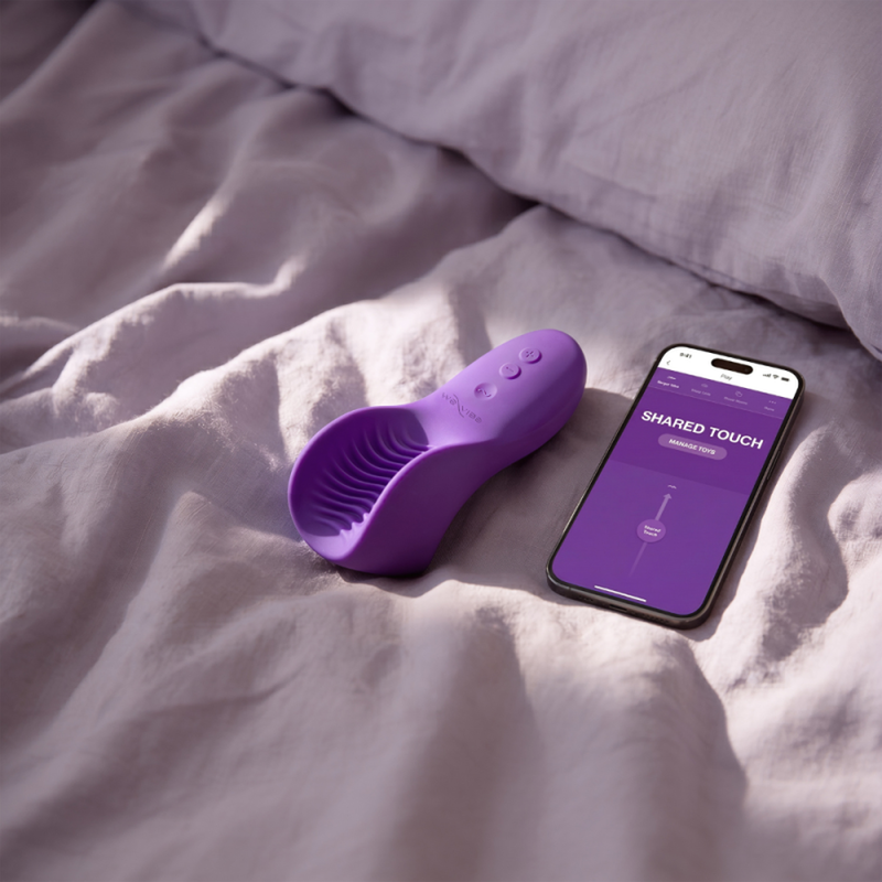 We-Vibe - Shared Touch Vibrador Duplo para Casais Roxo