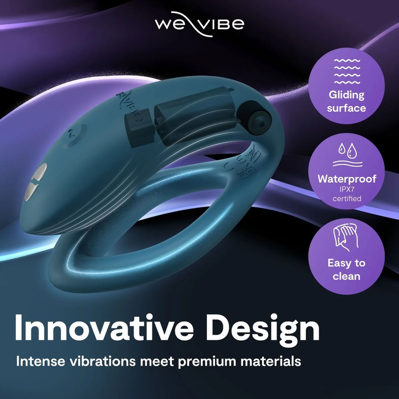 We-Vibe - Sync 2 Vibrador Ajustável para Casais Verde Veludo