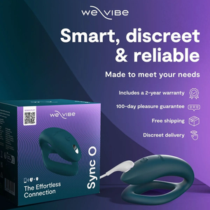 We-Vibe - Sync 2 Vibrador Ajustável para Casais Verde Veludo