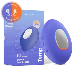 We-Vibe - Vibrador com Aquecimento e Resfriamento Temp, Azul Lavanda