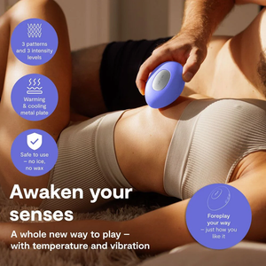 We-Vibe - Vibrador com Aquecimento e Resfriamento Temp, Azul Lavanda