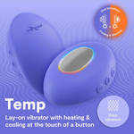 We-Vibe - Vibrador com Aquecimento e Resfriamento Temp, Azul Lavanda