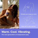 We-Vibe - Vibrador com Aquecimento e Resfriamento Temp, Azul Lavanda