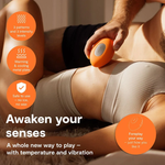 We-Vibe - Vibrador com Aquecimento e Resfriamento Temp Tangerina