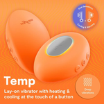 We-Vibe - Vibrador com Aquecimento e Resfriamento Temp Tangerina