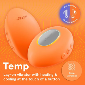 We-Vibe - Vibrador com Aquecimento e Resfriamento Temp Tangerina