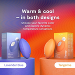 We-Vibe - Vibrador com Aquecimento e Resfriamento Temp Tangerina