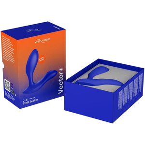 We-Vibe - Vector+ Massageador de Próstata com Dupla Estimulação Azul Royal