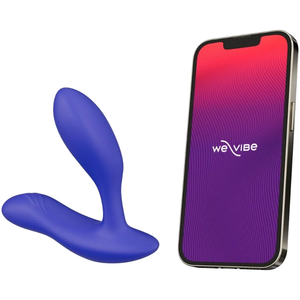 We-Vibe - Vector+ Massageador de Próstata com Dupla Estimulação Azul Royal