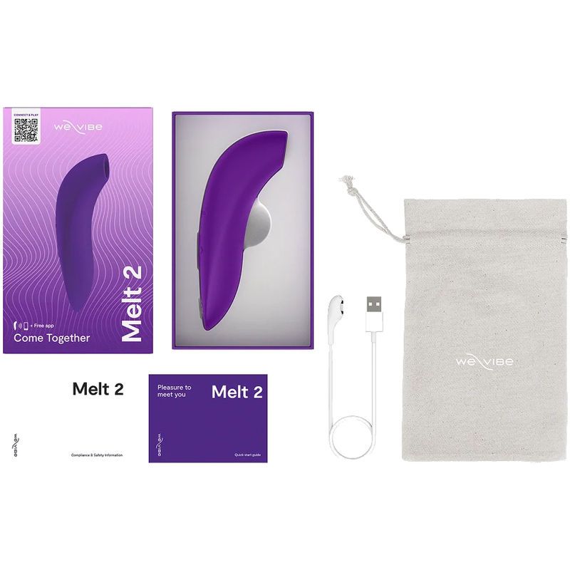 We-Vibe - Melt 2 Estimulador Clitoriano de Pulsação de Ar Roxo